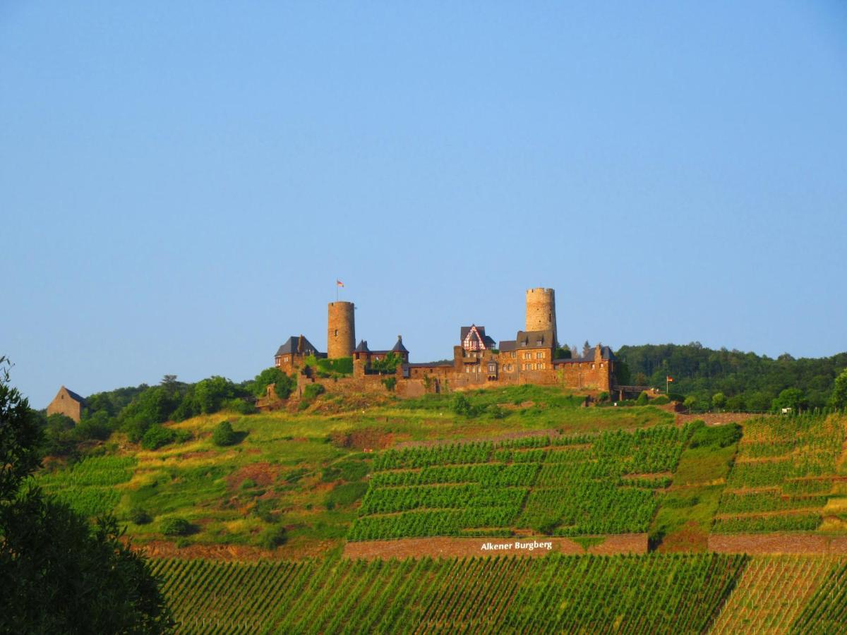 Ferienhaus Leopold Mit Burgblick An Der Mosel Burgen  Ngoại thất bức ảnh